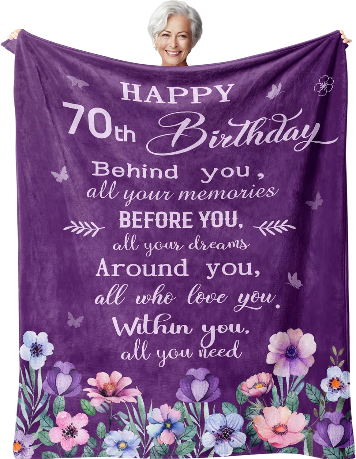 80th Birthday Gifts For Women Men - Cushion Cover 18x18 Inches For