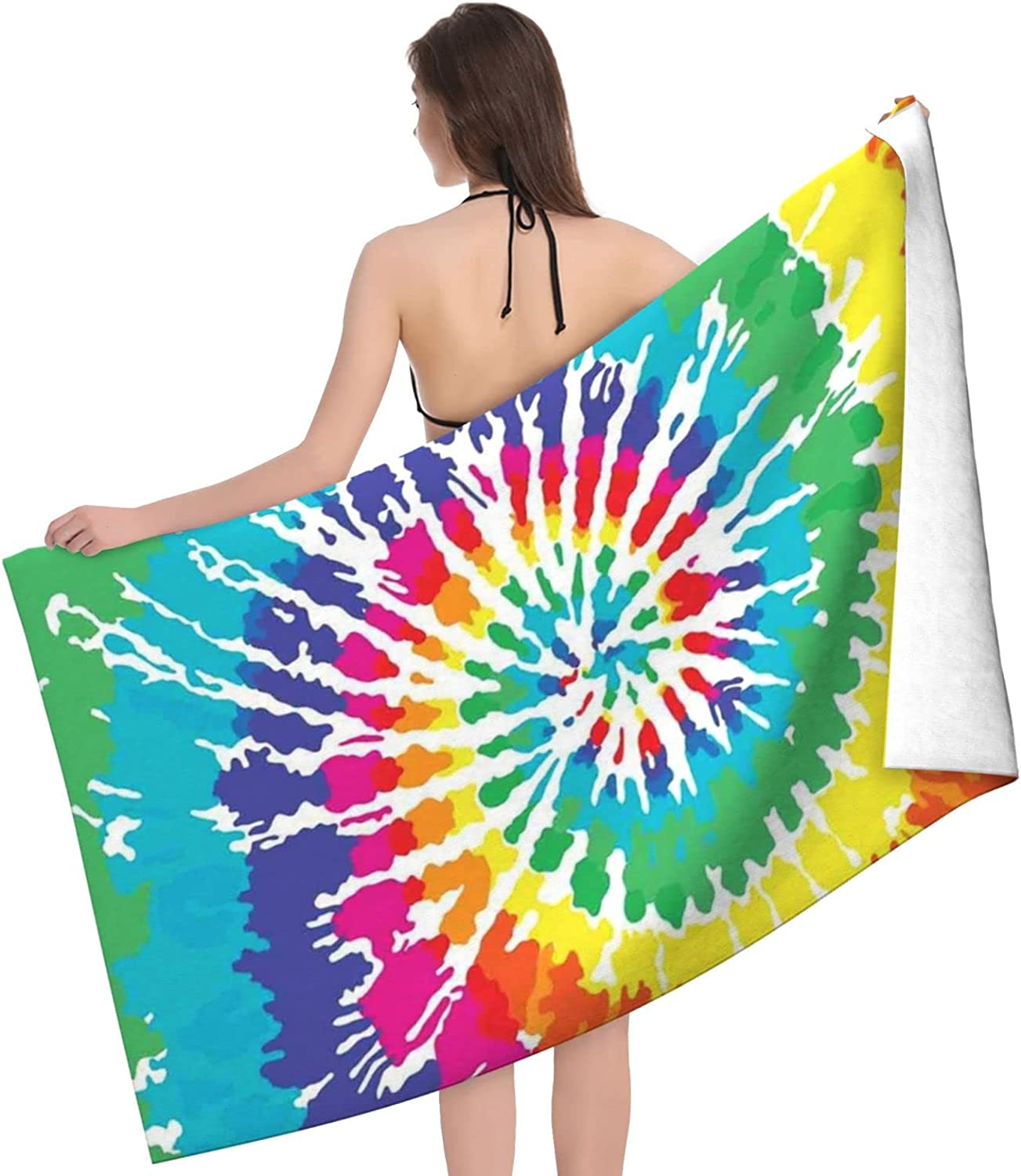JXNUO Beach Towel Cheetah Print Leopard, Oversized Quick Dry Bath Towel