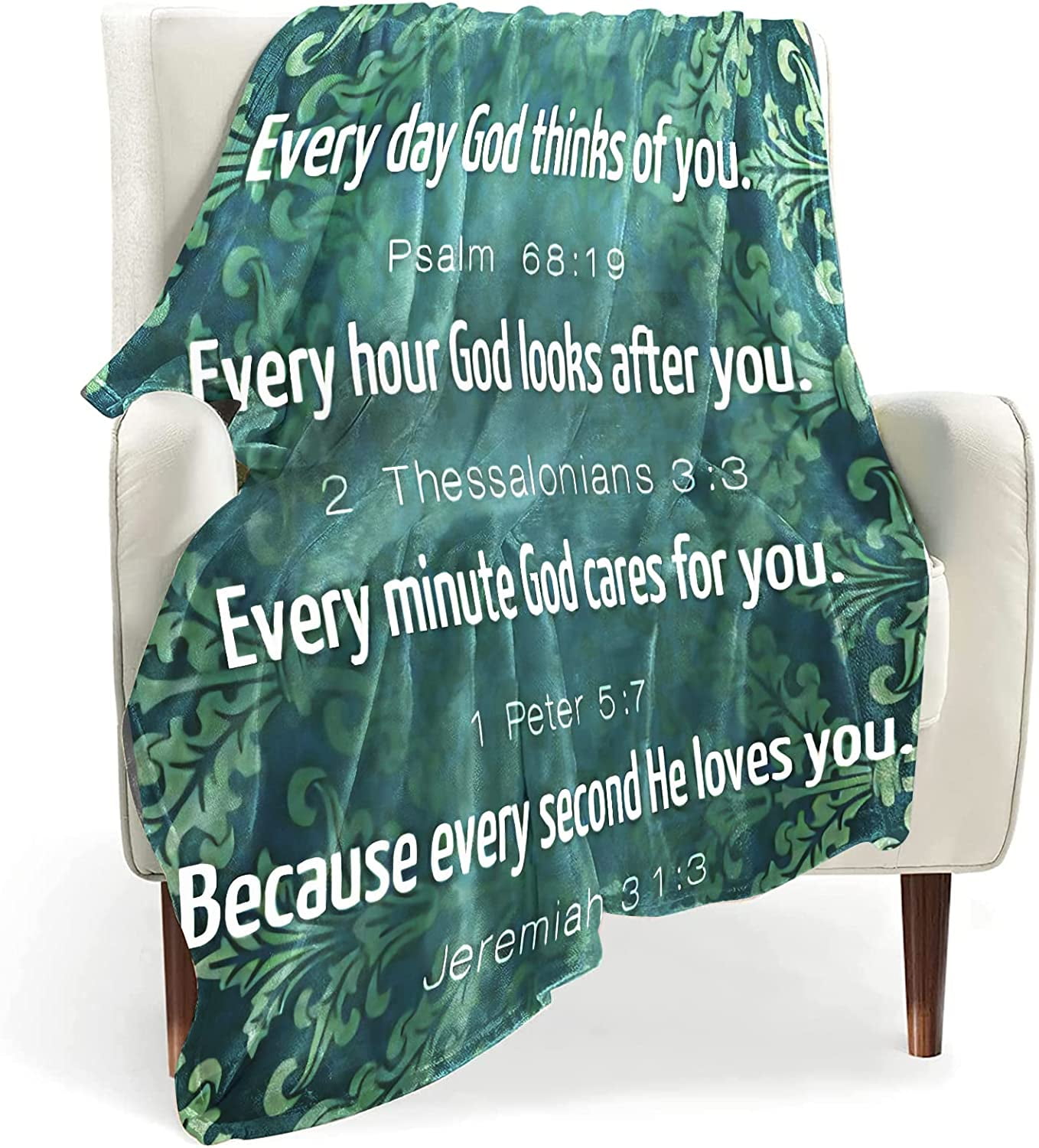JXNUO Christian Gifts for Women Inspirational Friendship Gifts Healing Spiritual Throw Blanket