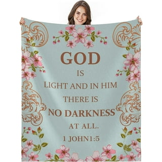 Christian Scripture Blanket Spiritual Gifts for Women Religious