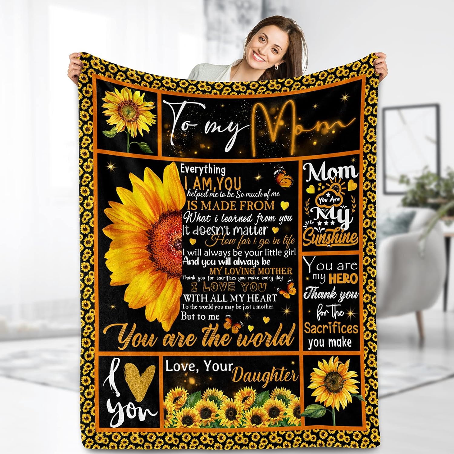 Personalized Bestie/ Sister Fleece Throw Blanket/ Quilt - Gift Idea For Birthday/ Best Friend - Love, The One Who Needs You Till The End