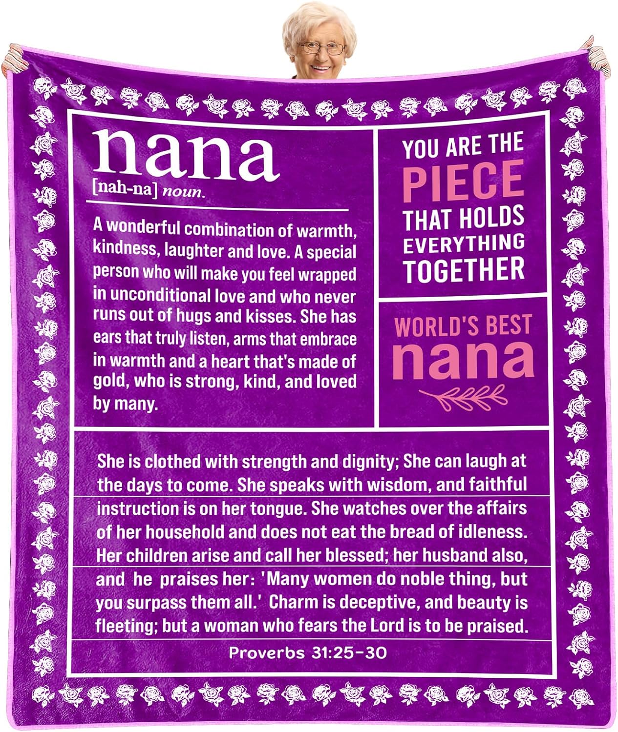 JXNUO Sister Blanket, Throw Blanket with Definition of Sister, Big