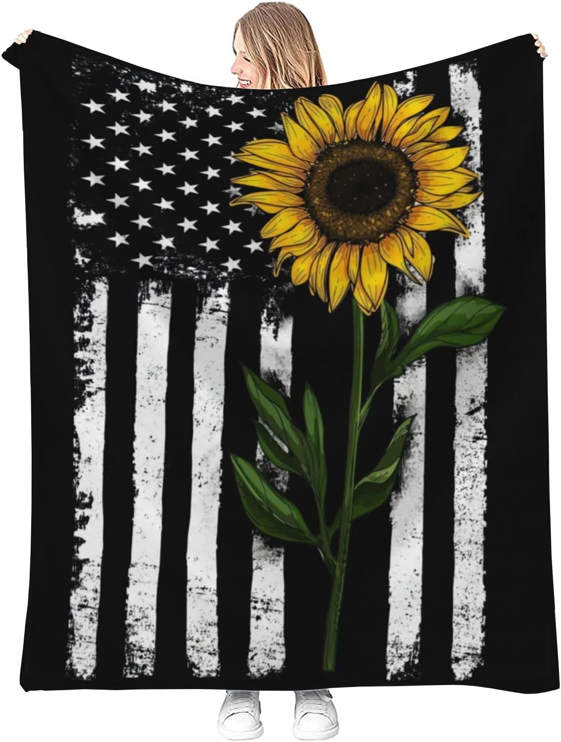 JXNUO Sunflower Gifts for Women, Sunflower Blanket, Gifts for My Wife