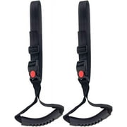 JXR Adjustable Car Assist Handle Automotive Specialty Parts, Black, 2 Pieces