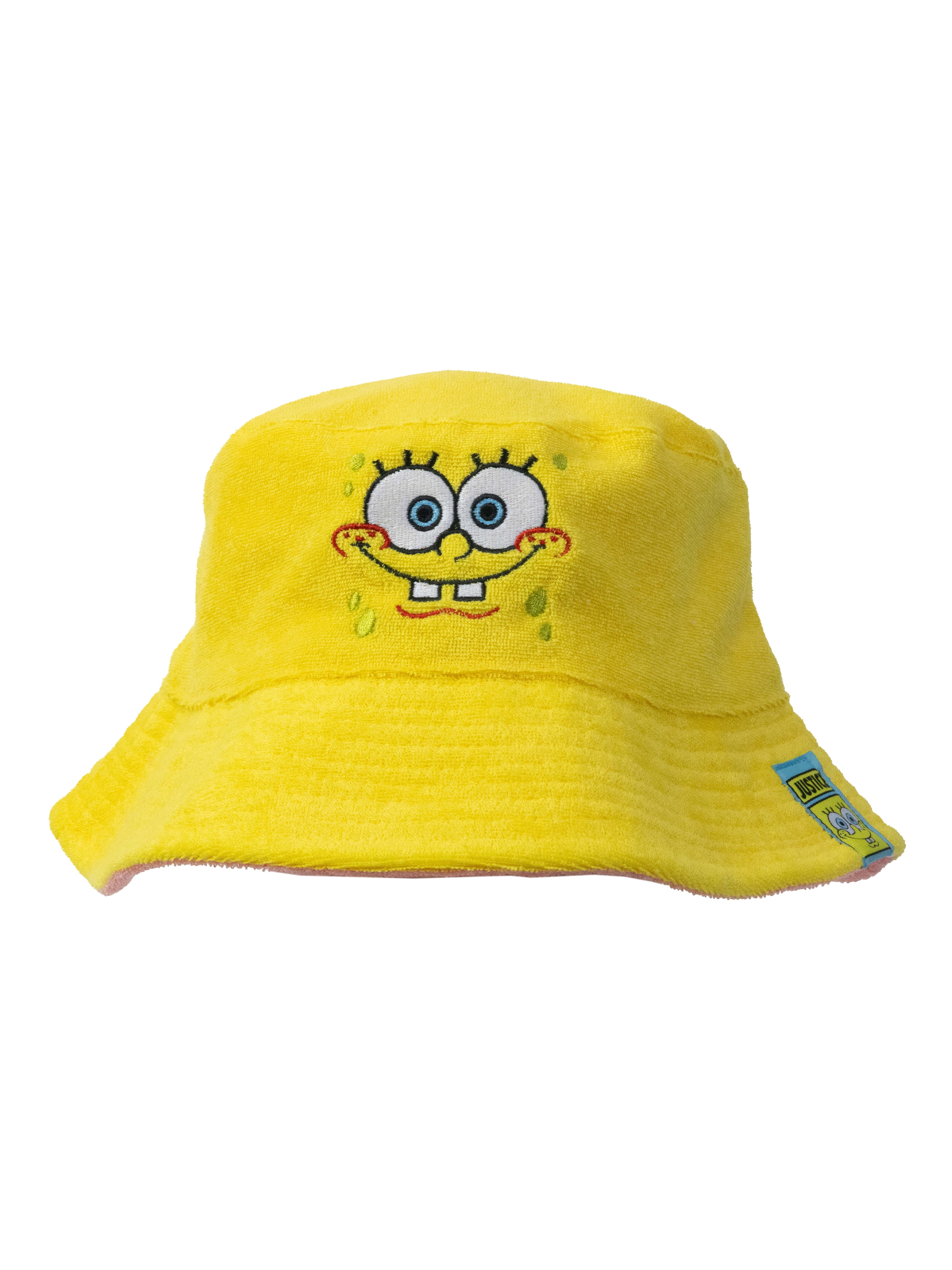 Justice X Spongebob Girls Reversible Bucket Hat, One Size