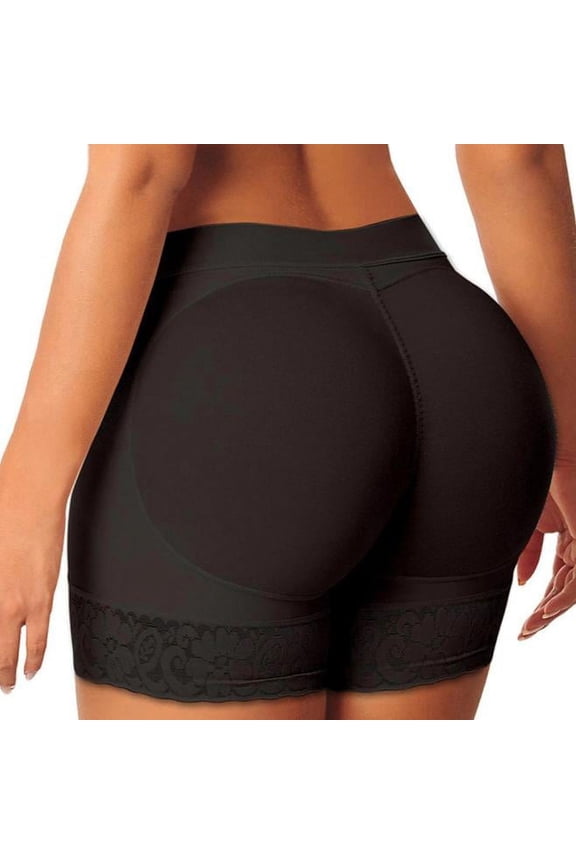 Women's Underwear Woman Body Shaper Butt Lifter Trainer Lift Butt Hip Enhancer Panty Black 8-10