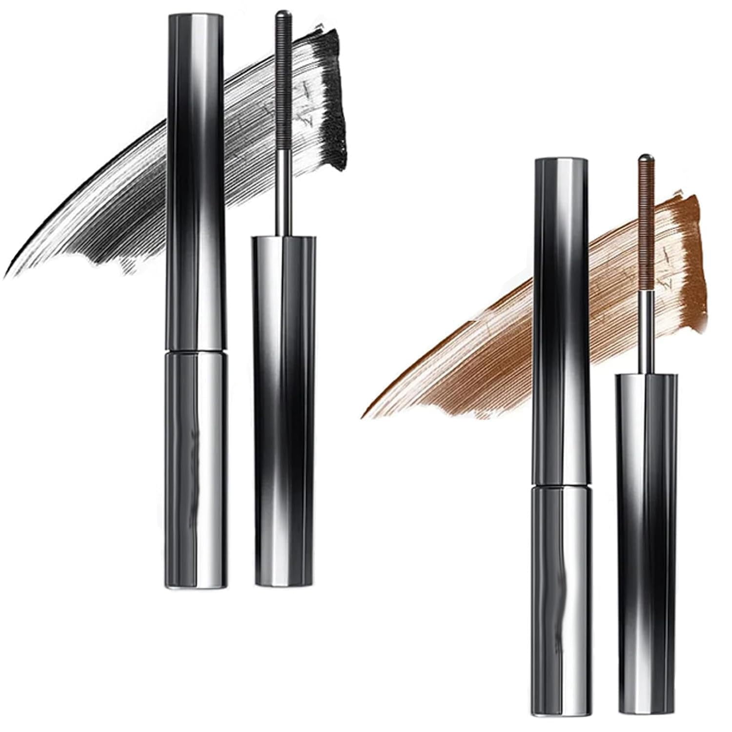 JXYUEWL Iron Wand Mascara, BristleFree Metal Wand Mascara, Waterproof