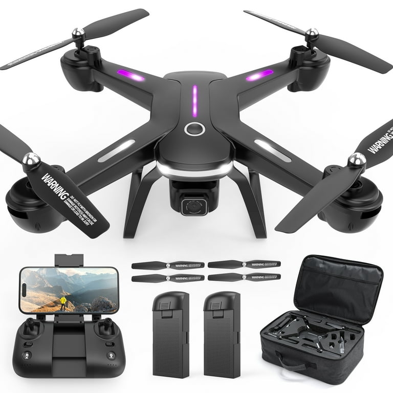 JY03 GPS Drone, 4K HD WiFi Streaming, FPV RC Quadcopter, LED