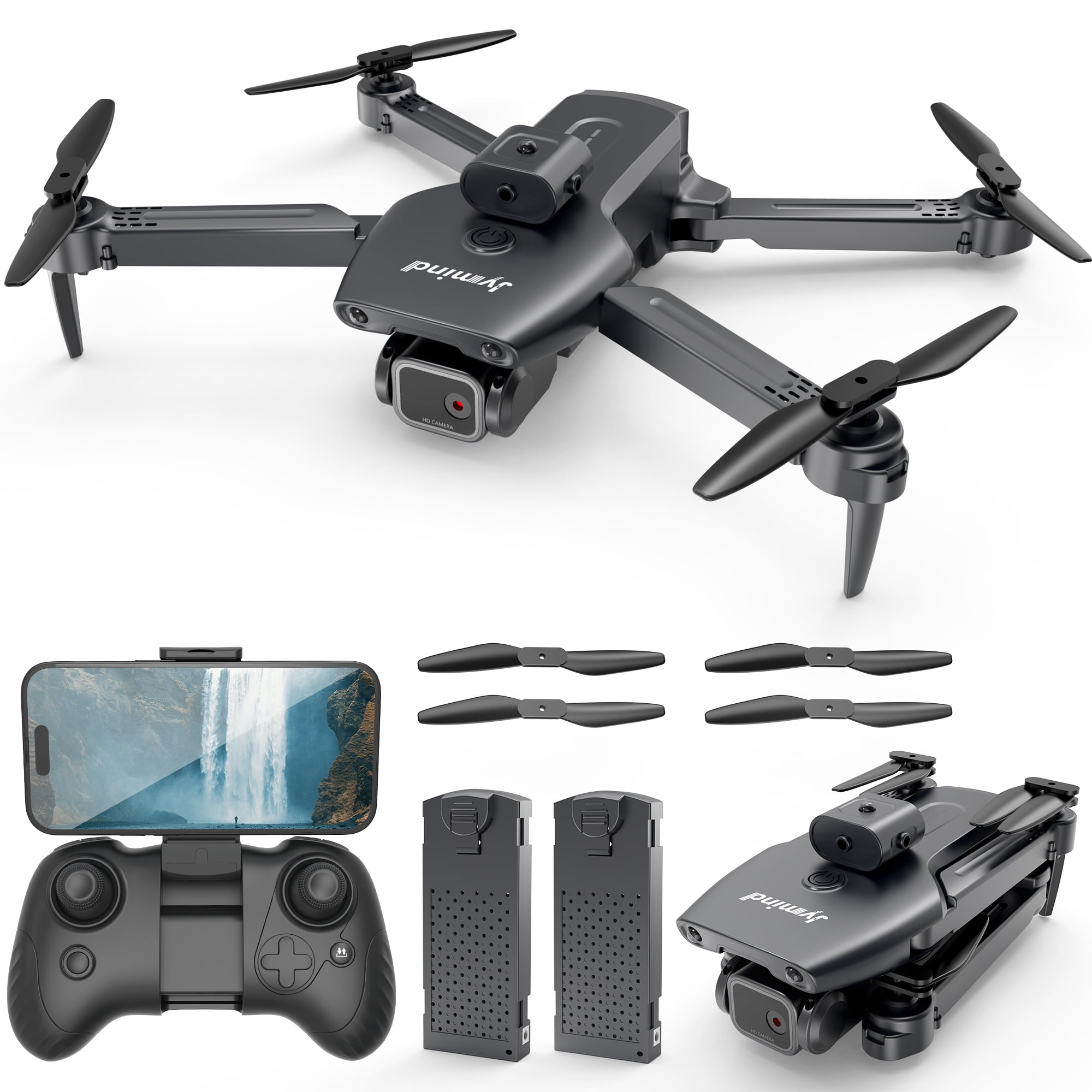 TizzyToy Drone with Camera 4K, Drones for adults, WiFi FPV RC Quadcopter  with Gesture Control, 3D
