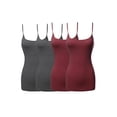 thumbnail image 1 of JYB CO 4 Pack Women's & Juniors Basic Solid Adjustable Spaghetti Strap Long Camisole Layer Tank Top Size S – 3XL, 1 of 4