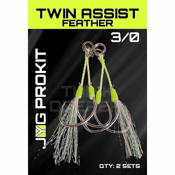 Jyg Pro Twin Assist Feather Hook 3,0 Hooks
