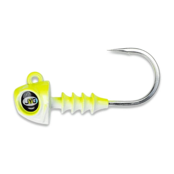 JYG Pro Swym Jig Head 5" Highlighter Pearl