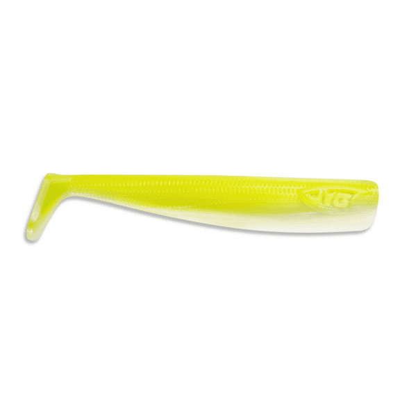 JYG Pro Swym Paddle Tail 3" Highlighter Pearl