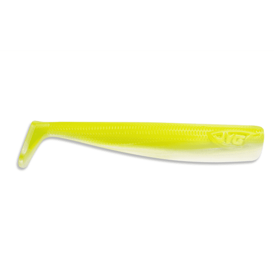 JYG Pro Swym Paddle Tail 4" Highlighter Pearl