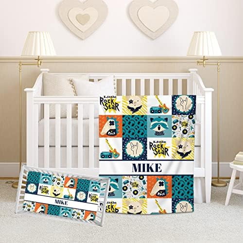 JYHOME Personalized Baby Crib Bedding Sets for Baby Girls Custom Crib ...