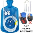 JYJYWH Enema Kit 2L Enema Bag Rubber for Colon Detox Cleanse Enemas