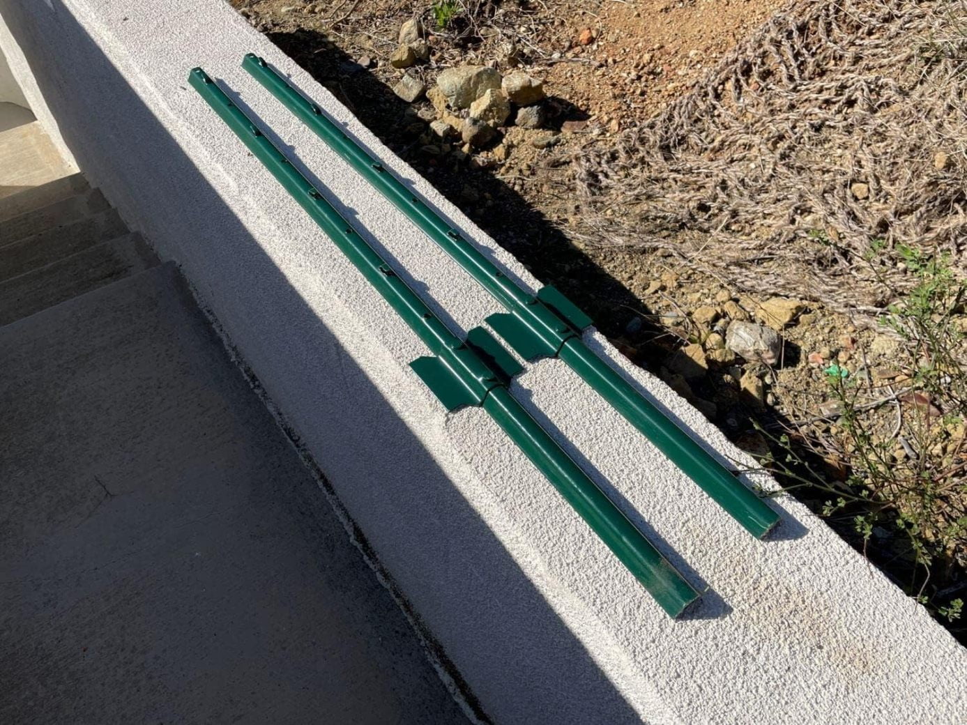 JYLF U Channel Posts for Fences & Signs - Studded Steel, Green Garden ...