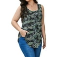 thumbnail image 1 of JYLFC Sleeveless T-Shirts for Women Henley V-Neck Summer Tank Top, XL, 1 of 3