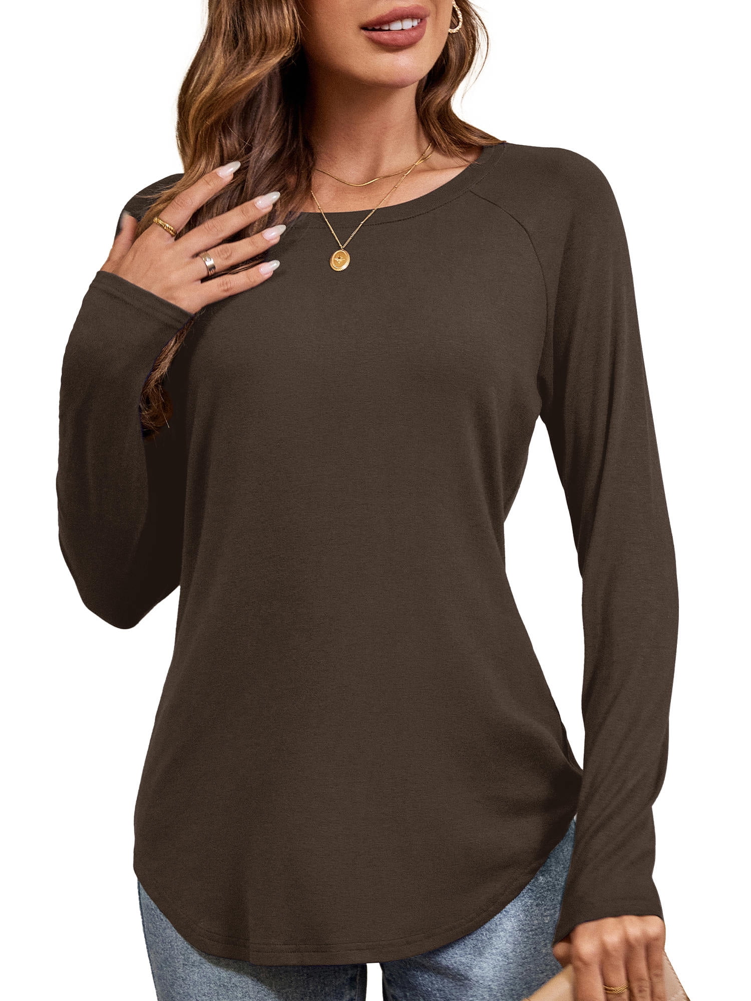 All-Over Print Women's Round Neck T-shirt With Raglan Sleeve main image 0