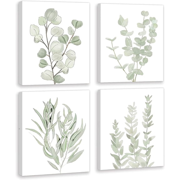 JYLMOOD 4pcs Paint by Numbers for Adults Kits, DIY Easy Painting by Numbers for Gift Home Wall Decoration 20x20cm(without Frame)