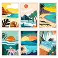 thumbnail image 1 of JYLMOOD 6 Pack Paint by numbers For Adults 20x30cm, DIY Landscape Oil Painting Kits for Adults Kids Beginners for Home Wall Decor, 1 of 4