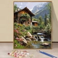 thumbnail image 1 of JYLMOOD Animal House River Paint by Number Art Kit, 1 of 5