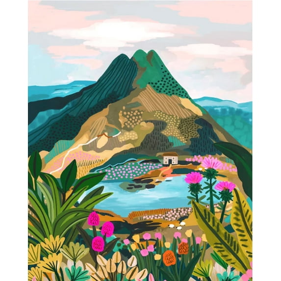 JYLMOOD DIY Paint by Number for Adults, Easy Painting by Numbers for Gift Home Wall Decor 16”W x 20”L