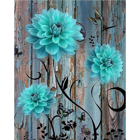 JYLMOOD DIY Paint by Number for Adults, Easy Painting by Numbers for Gift Home Wall Decor 16”W x 20”L