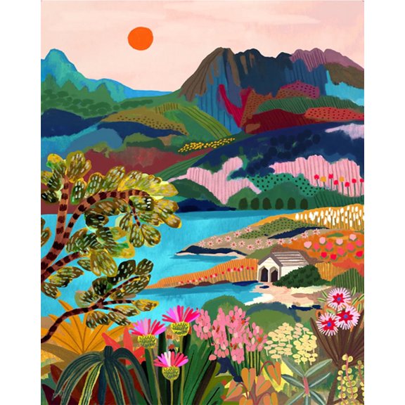 JYLMOOD DIY Paint by Number for Adults, Easy Painting by Numbers for Gift Home Wall Decor 16”W x 20”L