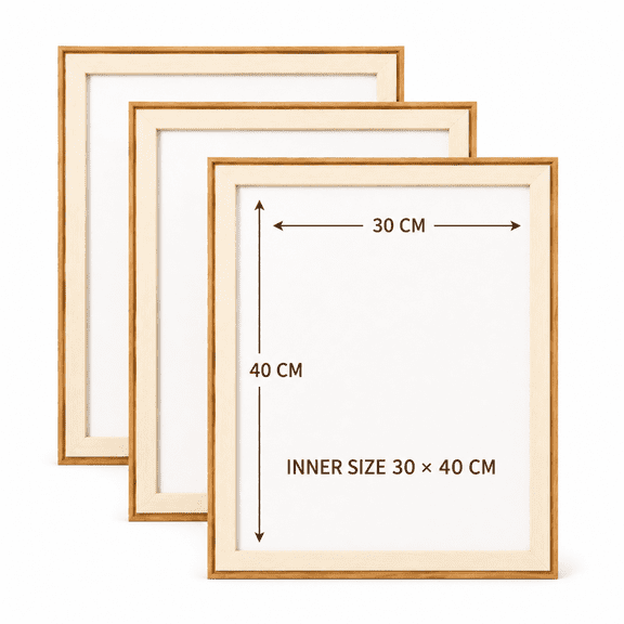 JYLMOOD 3-Pack 12x16in Picture Frames for Paint by Numbers