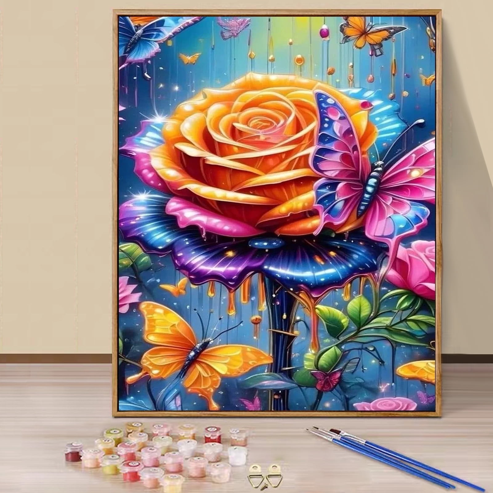 JYLMOOD Paint by Numbers Kit for Adults Beginner, Easy DIY Oil Painting ...
