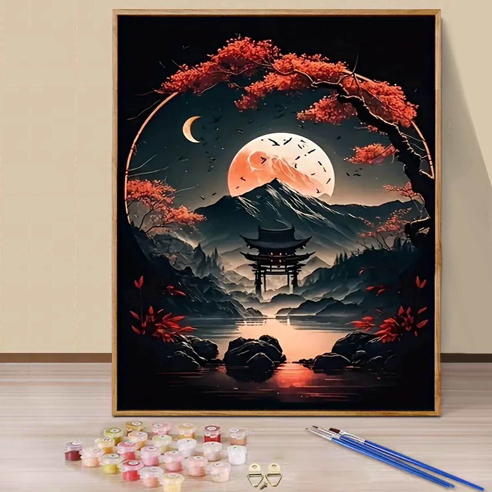 JYLMOOD Paint by Numbers Kit for Adults Beginner, Easy DIY Oil Painting ...