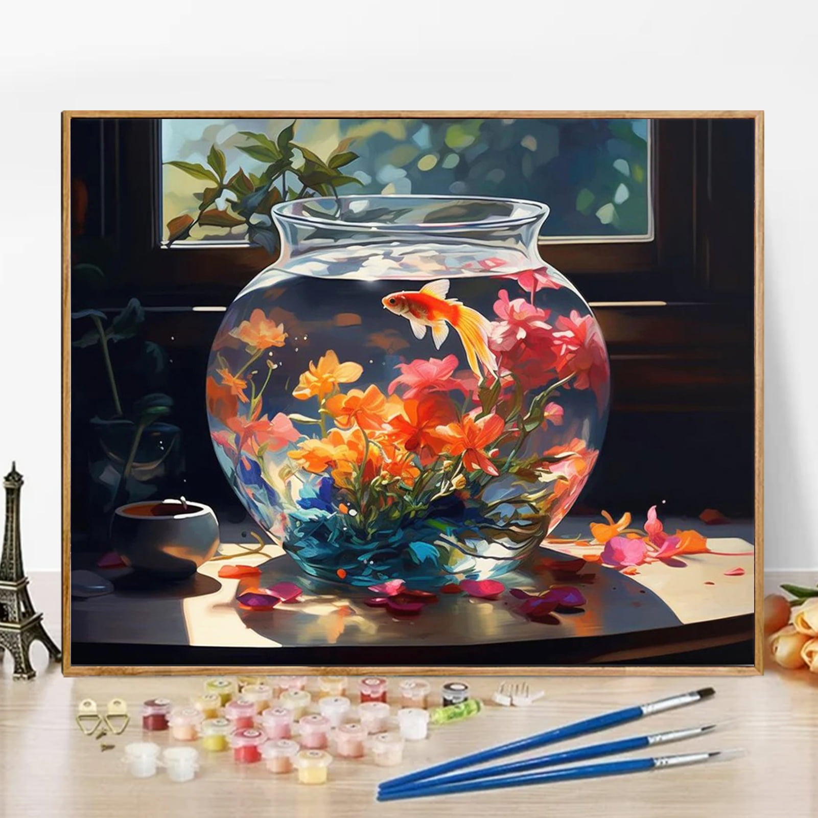 JYLMOOD Paint by Numbers Kit for Adults Beginner, Easy DIY Oil Painting ...
