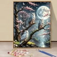 thumbnail image 1 of JYLMOOD Paint by Numbers Kit for Adults Beginner, Easy DIY Oil Painting Kits On Canvas for Gift Home Wall Decor 16x20 Inch - Moon Owls, 1 of 7