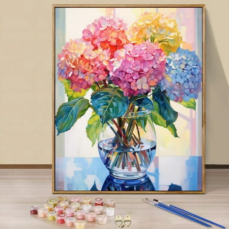 JYLMOOD Paint by Numbers Kit for Adults Beginner, Easy DIY Oil Painting Kits On Canvas for Gift Home Wall Decor 16x20 Inch