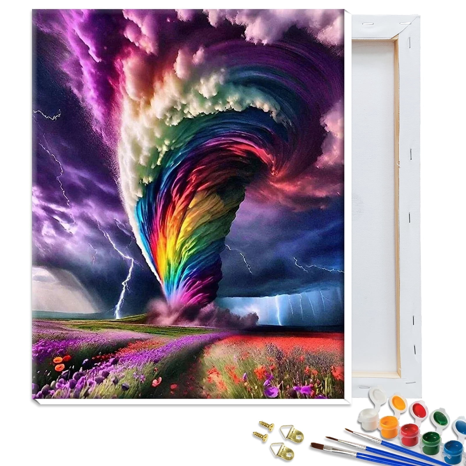 JYLMOOD Paint by Numbers Kit for Adults Beginner with Wooden Frame ...