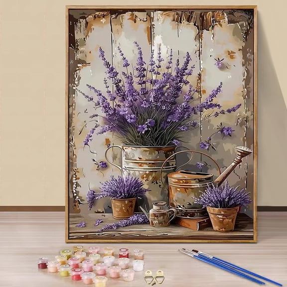 JYLMOOD Paint by Numbers for Adults Kits, DIY Easy Painting by Numbers for Gift Home Wall Decoration 16x20in without Frame