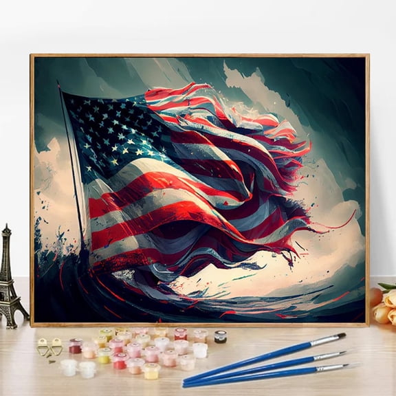 JYLMOOD Paint by Numbers for Adults Kits, DIY Easy Painting by Numbers for Gift Home Wall Decoration 16x20in without Frame