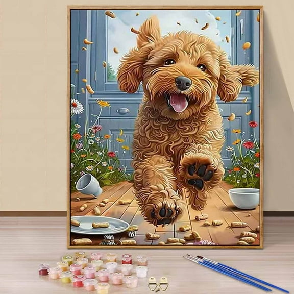 JYLMOOD Paint by Numbers for Adults Kits, DIY Easy Painting by Numbers for Gift Home Wall Decoration 16x20in without Frame