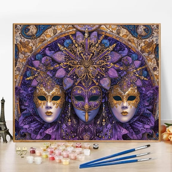 JYLMOOD Paint by Numbers for Adults Kits, DIY Easy Painting by Numbers for Gift Home Wall Decoration 16x20in without Frame