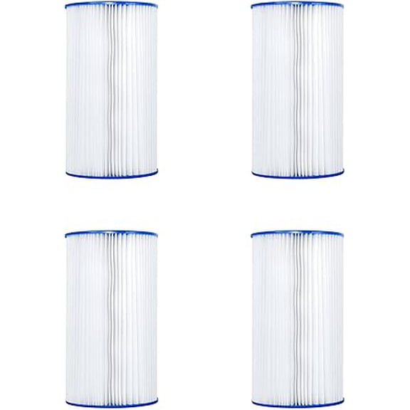 JYLP 4 Pack Flowclear Type IV / Type B Pool Filter Cartridge, Replacement Filter for 2500 GPH Above Ground Pool Pump