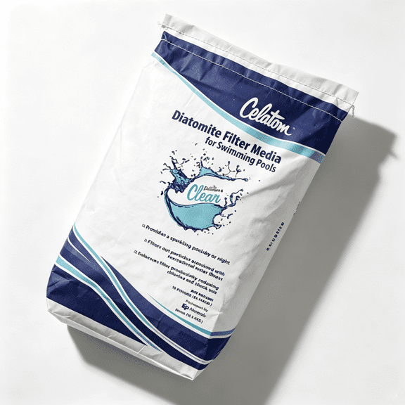 JYLP Celatom DE Pool Filter Powder, 25 lbs Diatomaceous Earth Media for Pools & Spas
