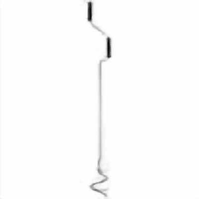 JYLP Compost Crank Compost Aerator  46" Stainless Steel Corkscrew Aerator, Glass-Filled Nylon Handle, USA Handcrafted, Lifetime Warranty