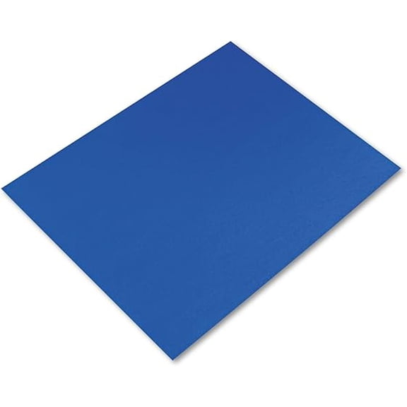 JYLP Peacock Four-Ply Railroad Board, 22" x 28", Dark Blue, 25 Sheets Per Carton