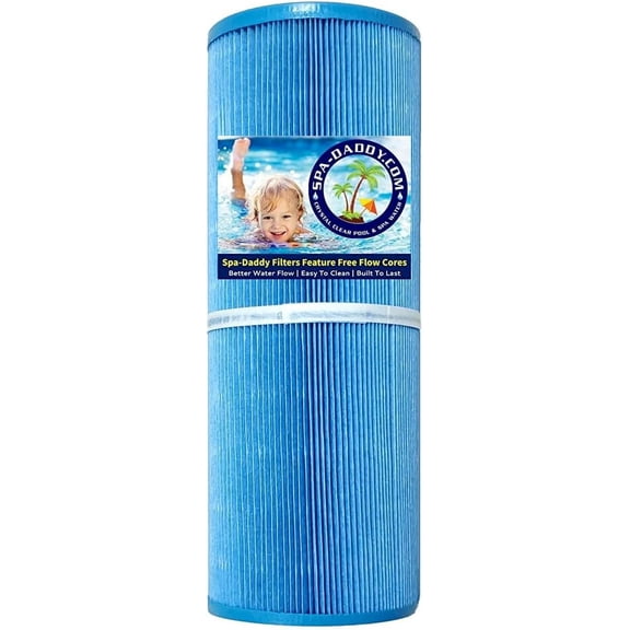 JYLP SD-00123 Spa Filter, Replacement for Jacuzzi CFR 37/CFT 37, Compatible with Pleatco PJ37-IN-4, Filbur FC-1437, Unicel C-5635, 13 5/16" Length, 5" Diameter, 2 3/8" Open Top & Bottom