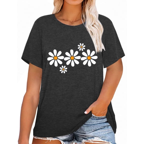 JYLPZYR Oversize Tshirt Women Womens Plus Size Graphic Tees T Shirts for Women Oversized Tshirt Short Sleeve Tops Oversized Tees(Black,XL)