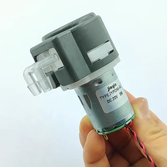 JYPDM-4E Mini 365 Peristaltic Dosing Pump Micro Self-Primming Suction DC 12V 18V 20V 24V 18W Water Liquid Lab Metering Pump