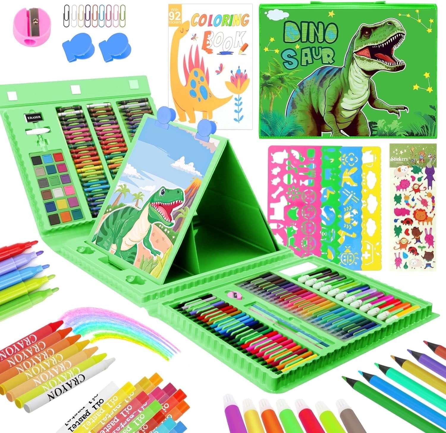 JYPS Art Supplies for Kids Ages 4-12,Dinosaur Drawing Sets Art Case ...