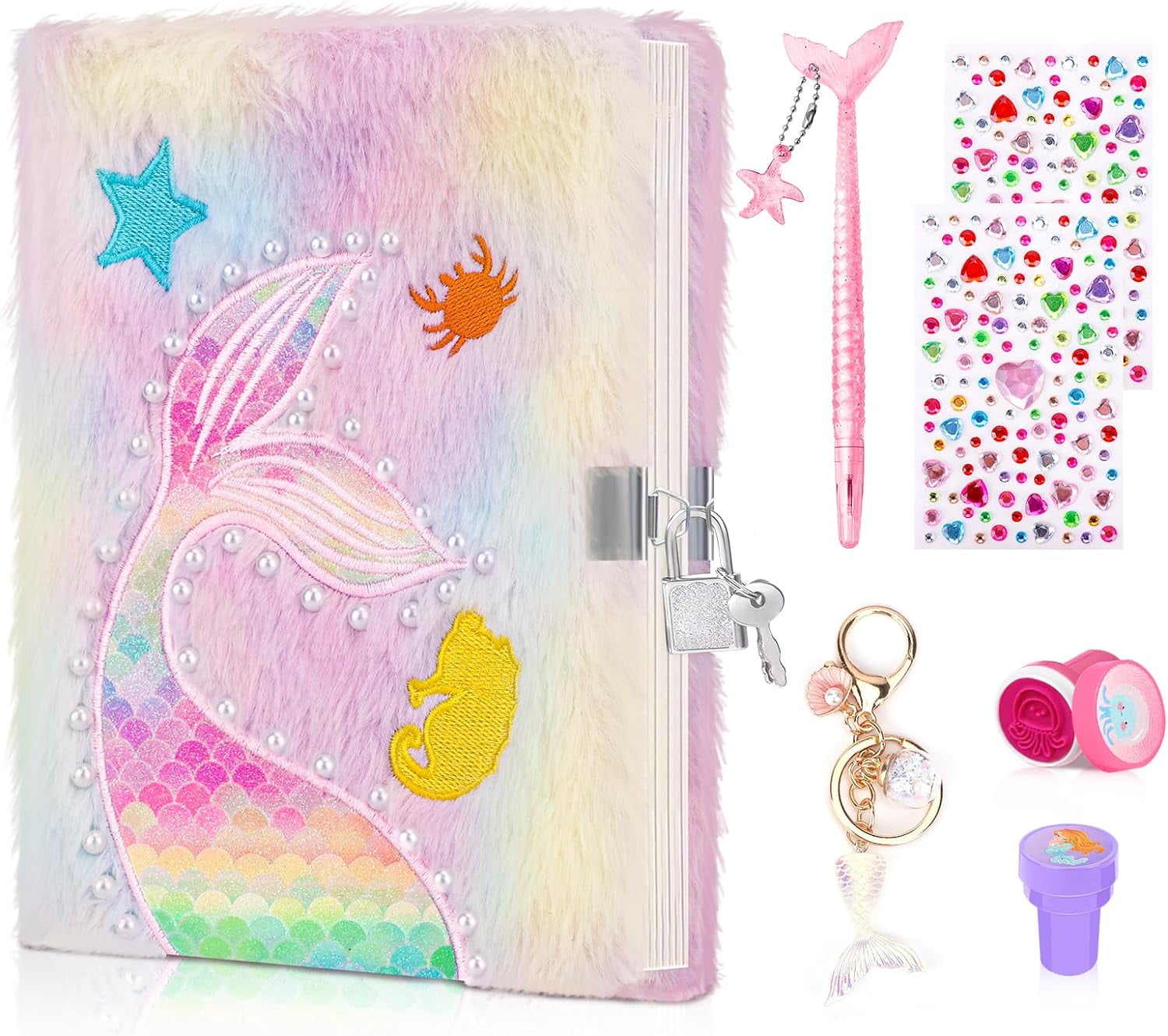 SAFIGLE Notebook with Lock Travel Gift Kid Gifts Teen Girls Gifts