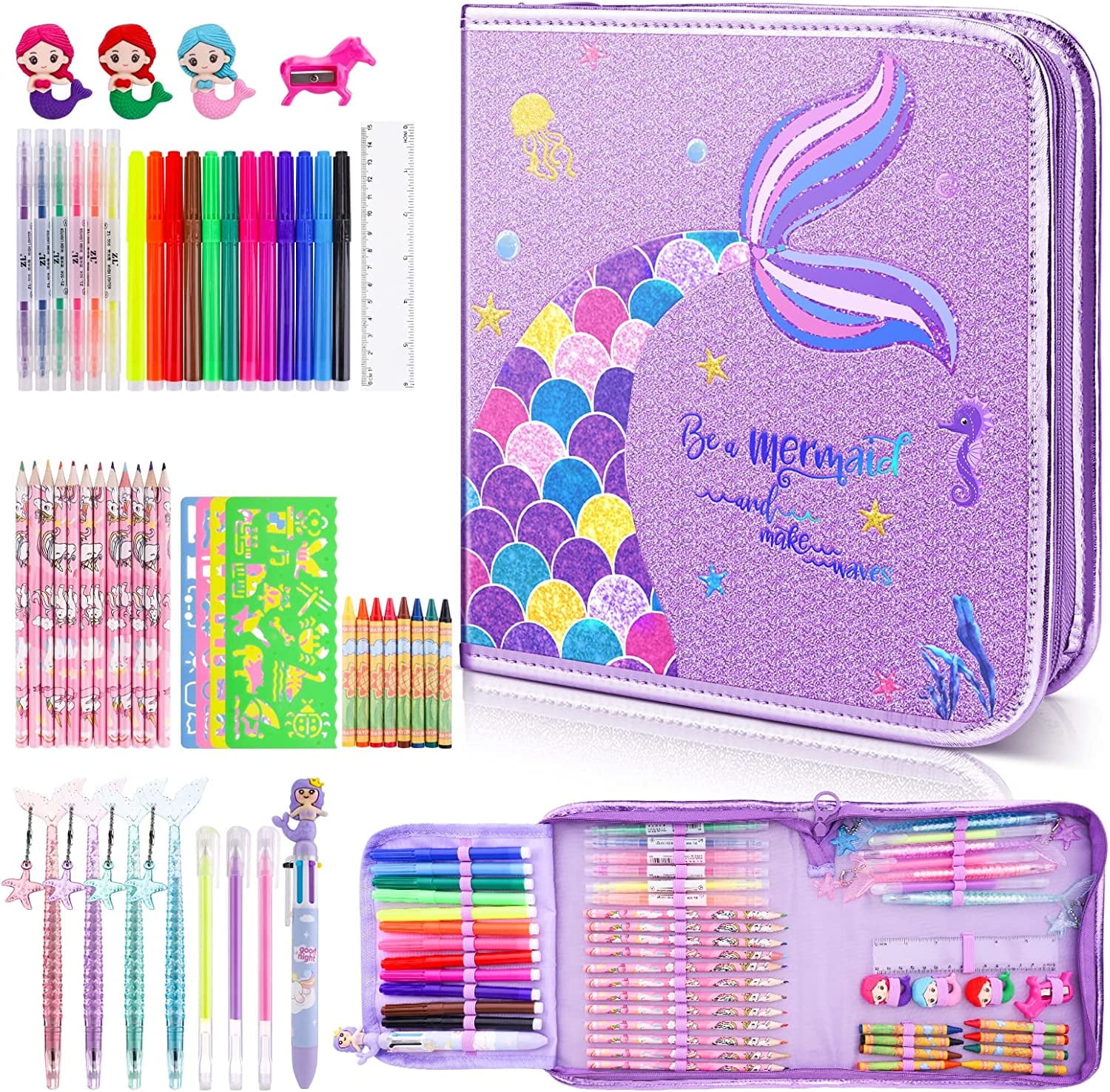 Amazon.com: KINSPORY 168-Pack Art Supplies, Deluxe Wooden